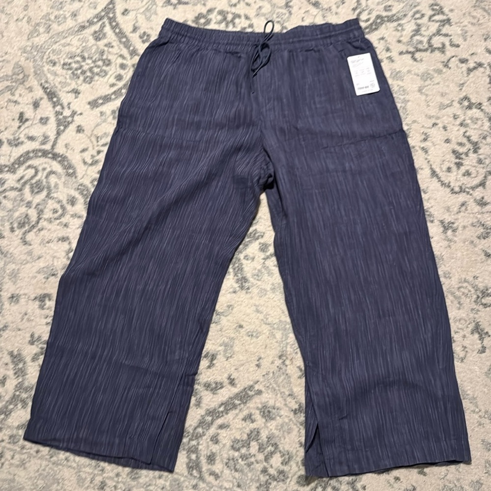 Athleta linen pants. New. 2X